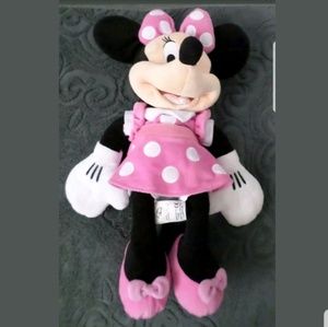 Disney Minnie Mouse Pink Stuffed Plush Easter